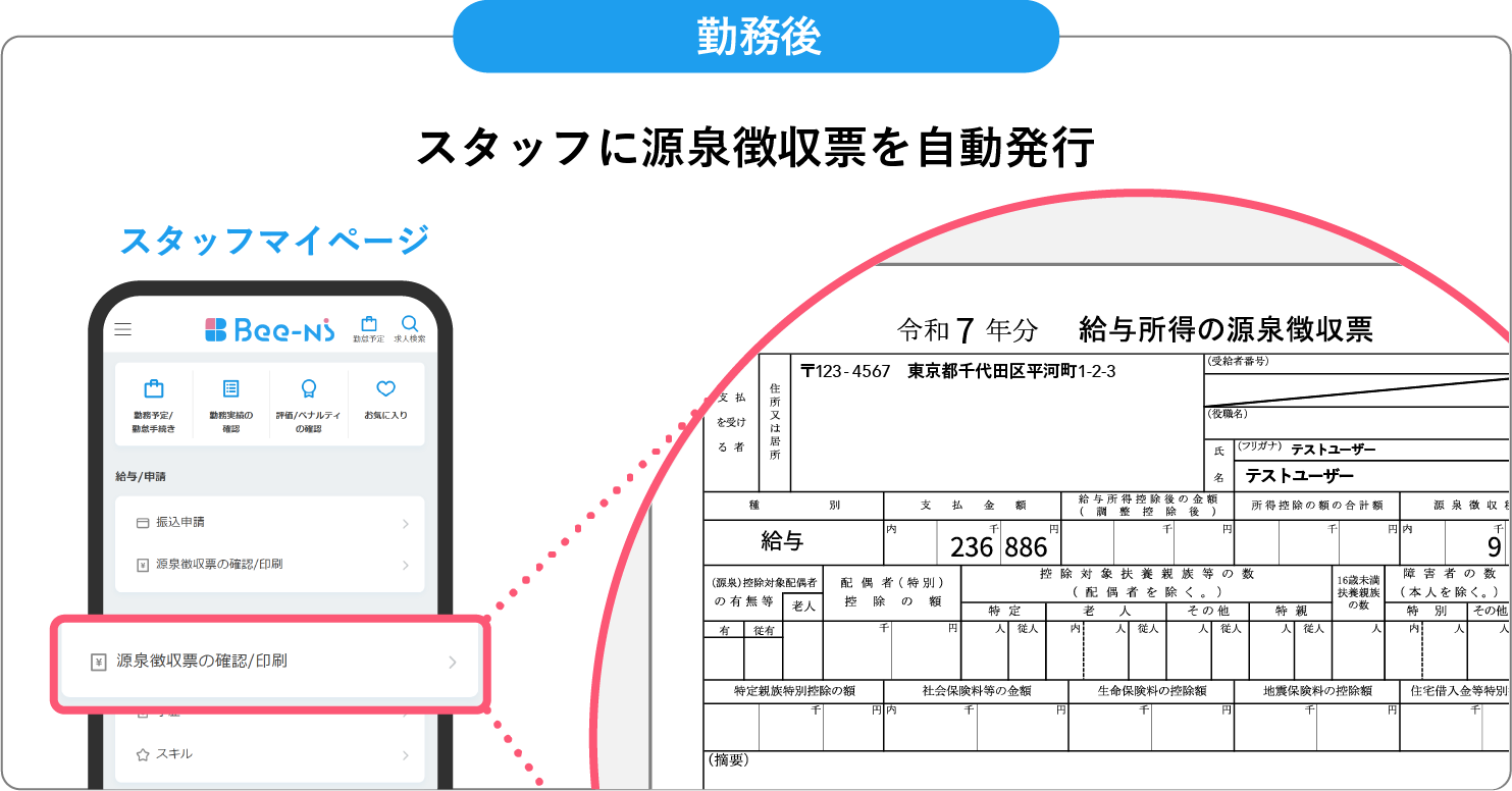 最短7分で求人掲載